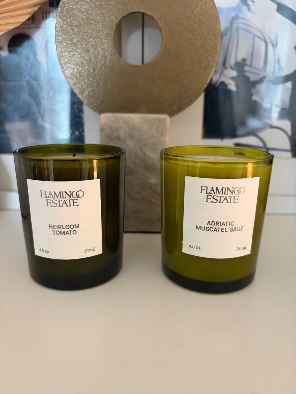 Flamingo Estate Tomato and Sage Mini Candles 4oz